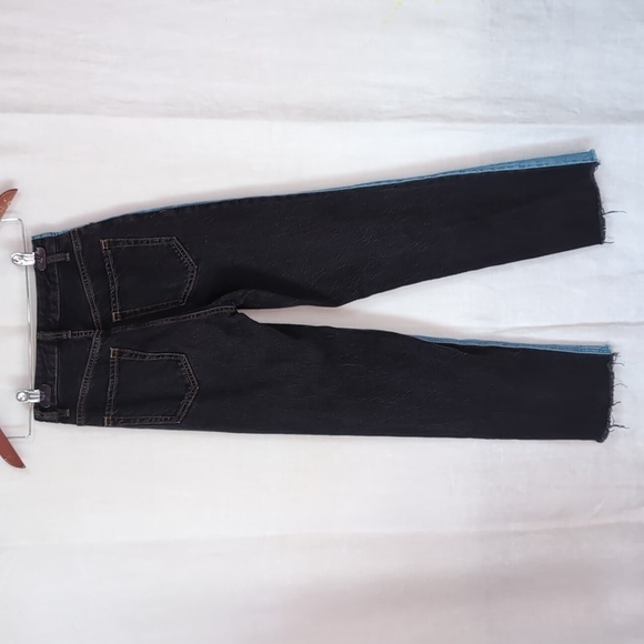 Pacsun High Rise Straight Leg Two Tone Jean Size 23 - Picture 4 of 5